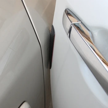 Накладка на кромку двери автомобиля из углеродного волокна, защита от царапин при столкновении для автомобиля 4