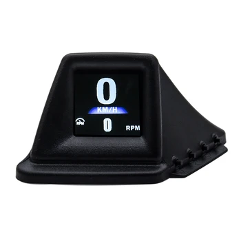 Новый Многофункциональный гаджет HUD OBD2 + GPS Бортовой компьютер Установка отделки передней стойки Об/мин Турбо Давление масла Температура воды GPS Спидометр 4