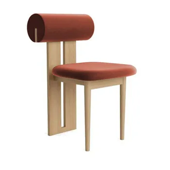 Пляжное дизайнерское кресло для ресторана на открытом воздухе Минималистичное кресло для отдыха Эргономичная кухня Cadeiras De Jantar Библиотечная мебель Mzy 4
