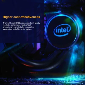 Процессор Intel® Core™ i5-6400 с 4 ядрами и 4 потоками, кэш-память 6 М, частота LGA1151 до 3,30 ГГц, без вентилятора 4 4
