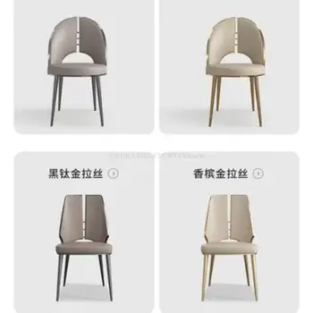 Скандинавское эргономичное кресло для спальни, кресло для салона на открытом воздухе, Скандинавское кресло, Прозрачная Кухонная мебель Sillas De Cocina XF35XP 4