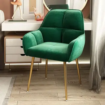Ткань для обеденного кресла Nordic для ресторана, гостиной, спальни, офисной работы, компьютерной мебели, макияжа, маникюра, спинки дивана-кресла 4