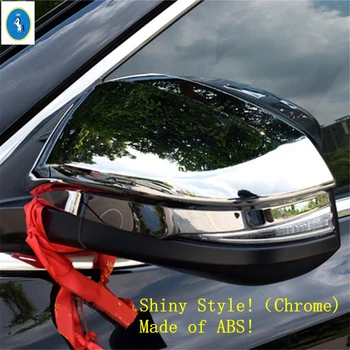 Украшение крышки зеркала заднего вида, Защитная накладка для Toyota Highlander Kluger 2014 - 2019, Аксессуары для экстерьера 4