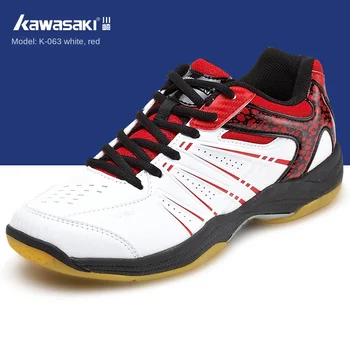 оригинальные мужские и женские кроссовки для бадминтона Kawasaki, дышащие высокоэластичные нескользящие спортивные кроссовки, теннисные ботинки 4