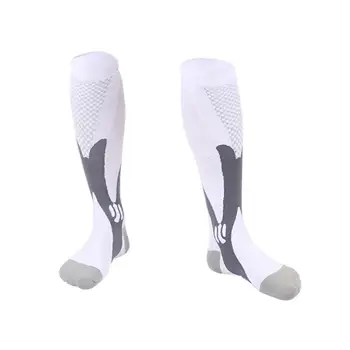 1-8 шт. Компрессионные носки для бега для мужчин и женщин для футбола, снимающие усталость, облегчающие боль 20-30 мм рт. ст., черные компрессионные носки, подходящие для 5
