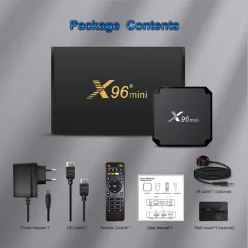 2023 Версия X96 Mini TV Box Android 11,0 Smart TV Box Amlogic S905W2 2,4 G/5,8 G WiFi Поддержка 4K H.265 HEVC телеприставка X96mini 5