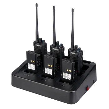 6 комплектов профессионального радиоприемника Ailunce HD1 с быстрым зарядным устройством Двухдиапазонный DMR Любительский цифровой IP67 Водонепроницаемый GPS Двухстороннее радио 5