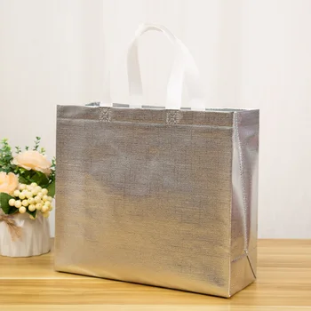 Блестящая лазерная складная сумка для покупок, экологичные сумки-тоут, складной чехол, портативная сумка для покупок, сумка для продуктов большой емкости, дорожная сумка для продуктов 5