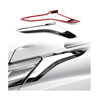 Для Toyota Alphard Vellfire 2016-2019 Автомобиль ABS Хромированная Крышка Лампы Передней Фары Гарнирная Полоска Накладка Для Бровей 5