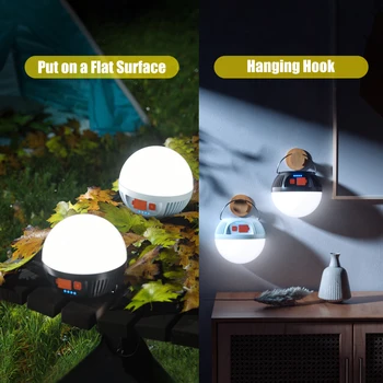 Кемпинг Свет Солнечный Открытый USB Зарядка 3 Режима Палатка Лампа Портативный Фонарь Ночная Аварийная Лампа Работа Ремонт Освещение Барбекю 5