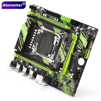 Комплект материнской платы Atermiter X99 AS9 с процессором Xeon E5 2670 V3 CPU LGA2011-3 DDR4 16 ГБ 2x8 ГБ оперативной памяти 3200 МГц REG ECC RAM 5