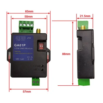 Коробка GSM сигнализации торгового автомата Пластиковая Коробка GSM сигнализации Поддерживает оповещение об отключении питания, Один вход сигнала тревоги, один выход напряжения тревоги 5