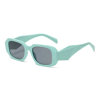 Маленькие прямоугольные Солнцезащитные очки Женские Винтажные Брендовые Дизайнерские Квадратные Солнцезащитные очки для мужчин Оттенки Женских очков Oculus UV400 Gafas 5