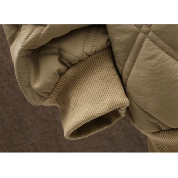 Мужская куртка Осень Новый прилив Однобортный пиджак Пальто Свободные топы 5