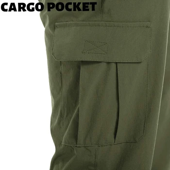 Мужские быстросохнущие короткие брюки MAGCOMSEN, летние шорты для пеших прогулок и рыбалки, шорты-карго с множеством карманов 5