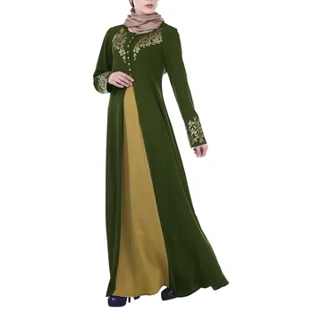 Мусульманское женское платье для Ид, Молитвенная одежда, платье для Рамадана, исламская одежда, Абая, Дубай, арабский халат, мусульманское женское платье 5