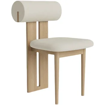 Пляжное дизайнерское кресло для ресторана на открытом воздухе Минималистичное кресло для отдыха Эргономичная кухня Cadeiras De Jantar Библиотечная мебель Mzy 5