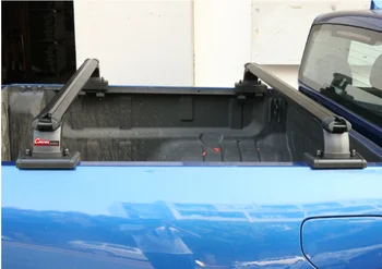 Черная перекладина 2шт для Toyota Tundra XK50 2007-2023 Пикап Верхний багажник на крыше Поперечная перекладина Грузовой багажник 5